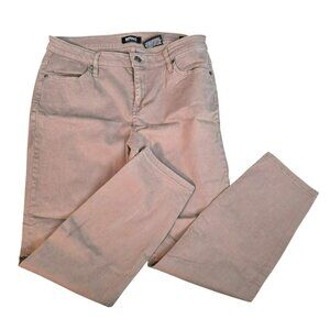 Buffalo David Bitton Avalon Pants Mid-Rise Skinny Stretch Brown 12/32 jj3770